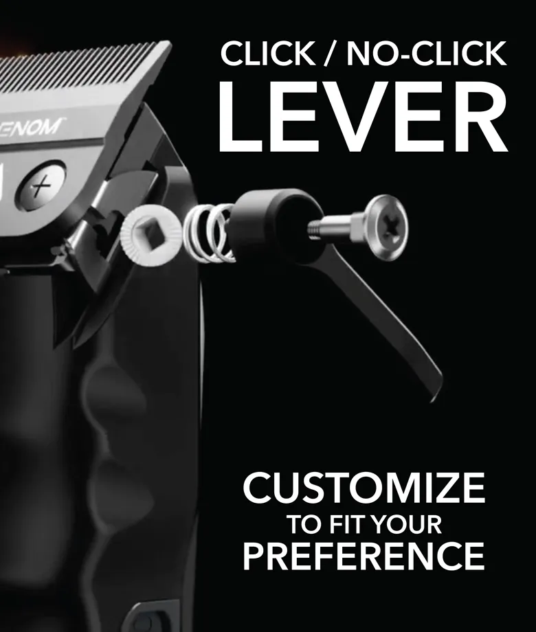 Thumbnail Click/No-Click Lever